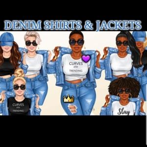 👑Denim Shirts & Jackets 💜